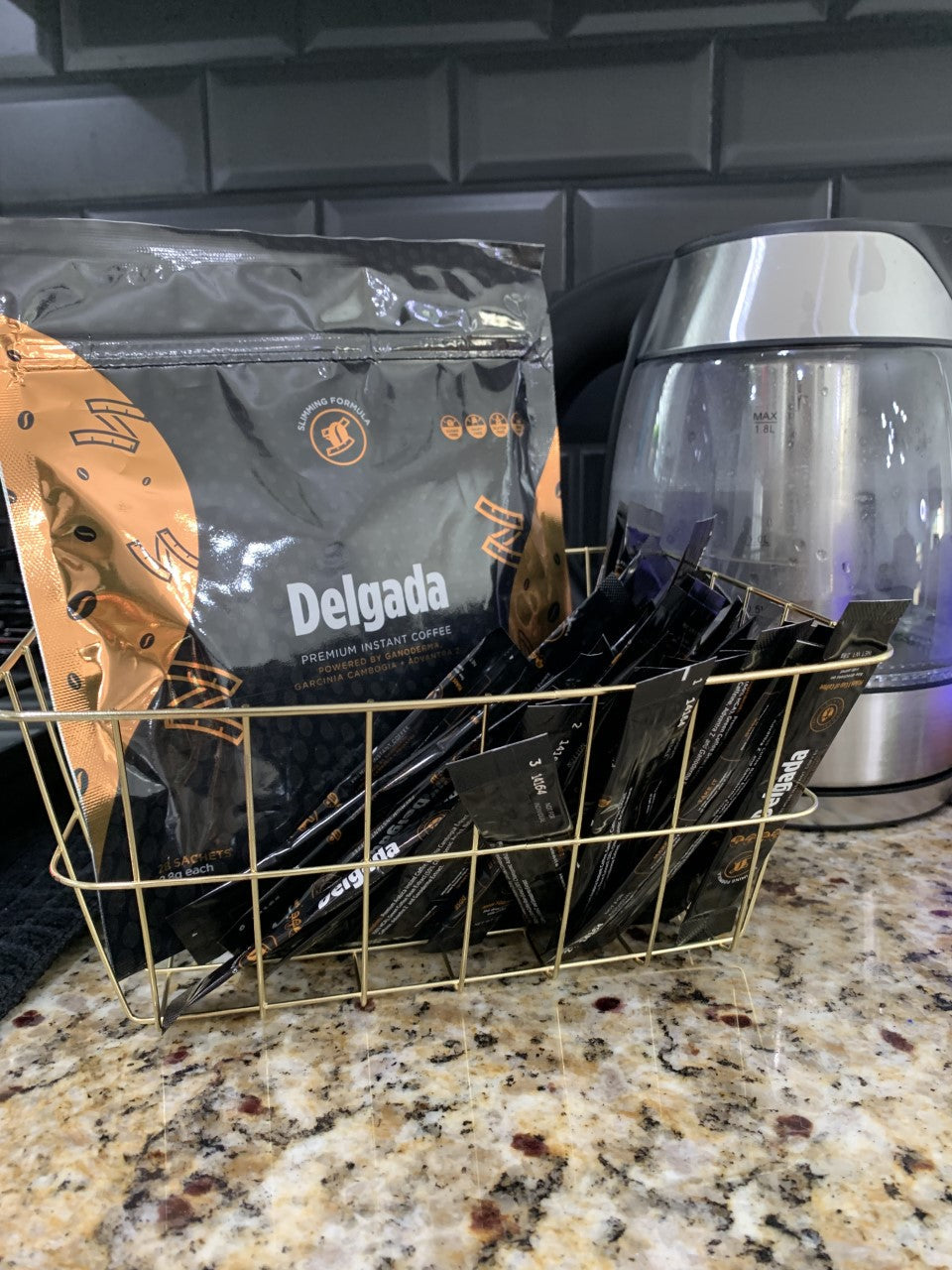 DELGADO INSTANT COFFEE (one month supply)